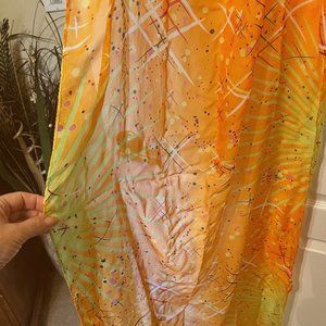 Citrus Spritz fruit salad scarf- thin